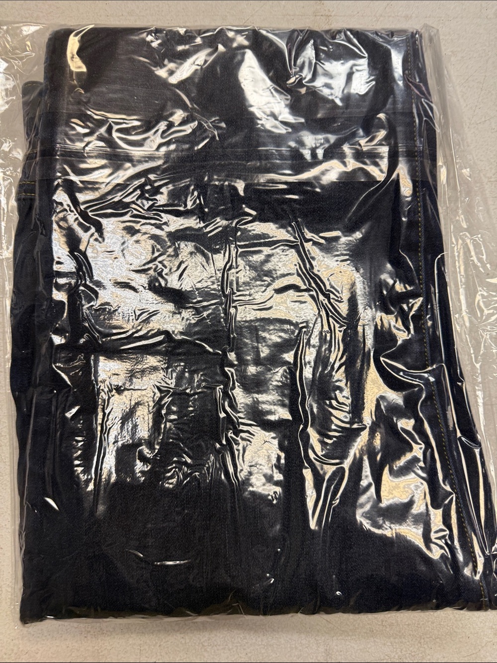 New Betabrand Dark Vintage Wash Straight 4 Pocket Yoga Denim Jeans Large Petite - Picture 5 of 5